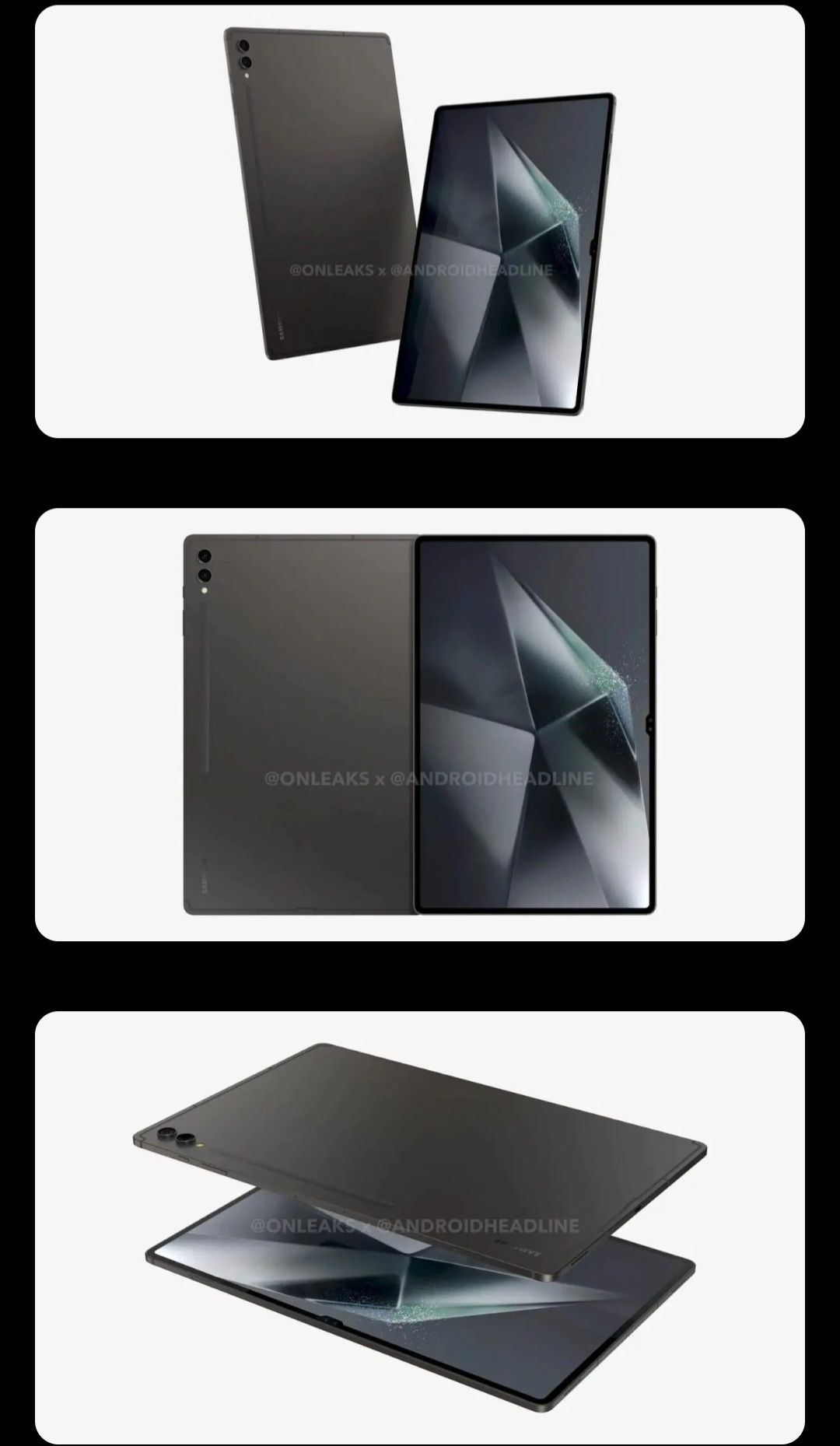 Prvi renderi Galaxy Tab S10 Ultra otkrivaju minimalne promjene u dizajnu! Galaxy Tab S10 Ultra